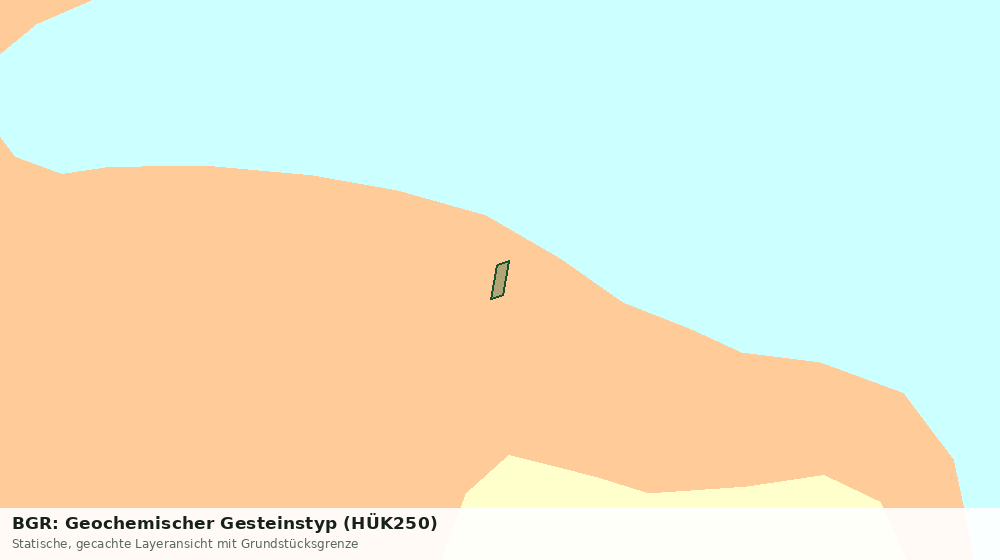 Statische Kartenansicht: BGR: Geochemischer Gesteinstyp (HÜK250)