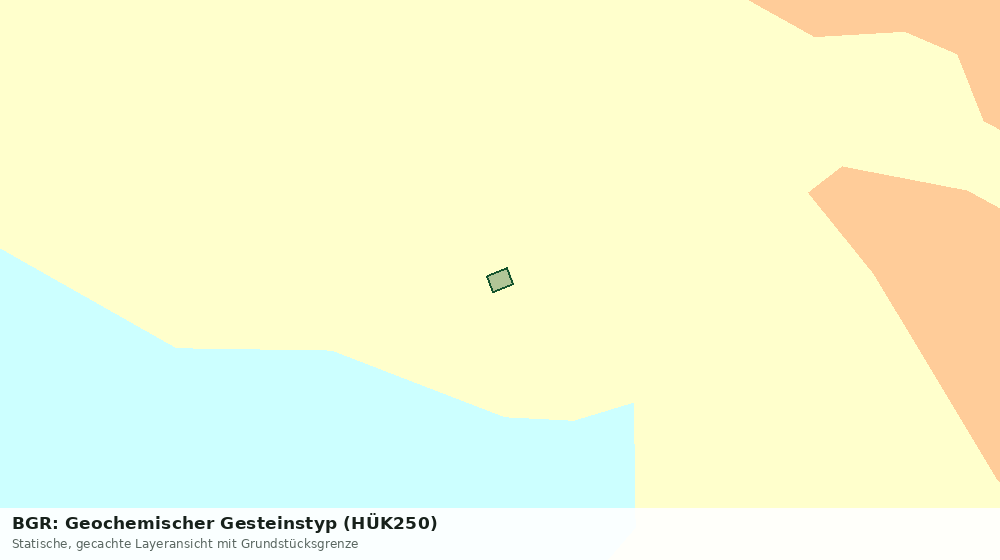 Statische Kartenansicht: BGR: Geochemischer Gesteinstyp (HÜK250)