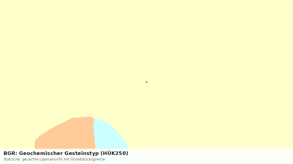 Statische Kartenansicht: BGR: Geochemischer Gesteinstyp (HÜK250)