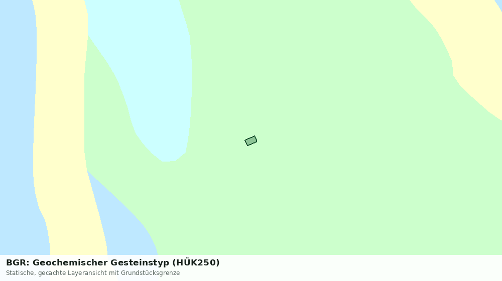 Statische Kartenansicht: BGR: Geochemischer Gesteinstyp (HÜK250)