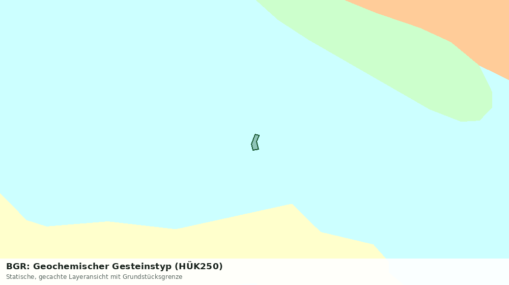Statische Kartenansicht: BGR: Geochemischer Gesteinstyp (HÜK250)