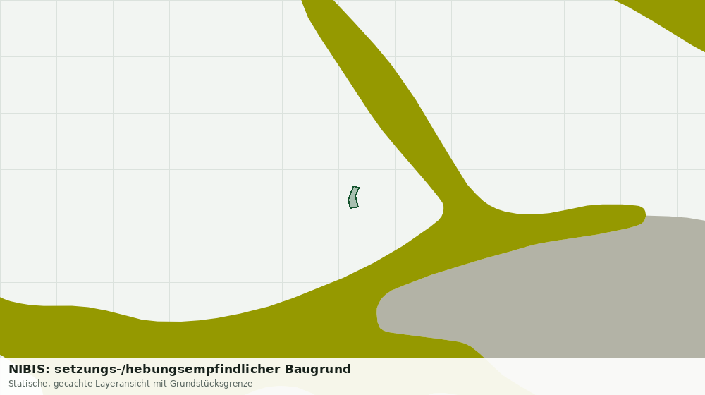 Statische Kartenansicht: NIBIS: setzungs-/hebungsempfindlicher Baugrund