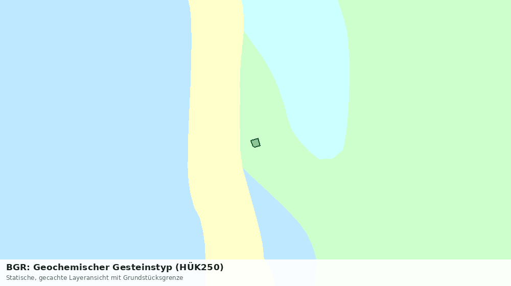 Statische Kartenansicht: BGR: Geochemischer Gesteinstyp (HÜK250)