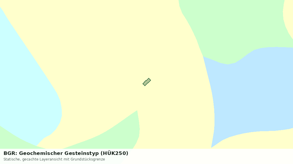 Statische Kartenansicht: BGR: Geochemischer Gesteinstyp (HÜK250)