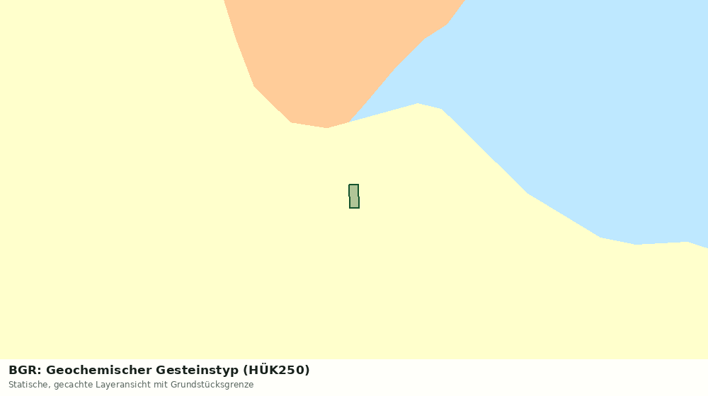 Statische Kartenansicht: BGR: Geochemischer Gesteinstyp (HÜK250)