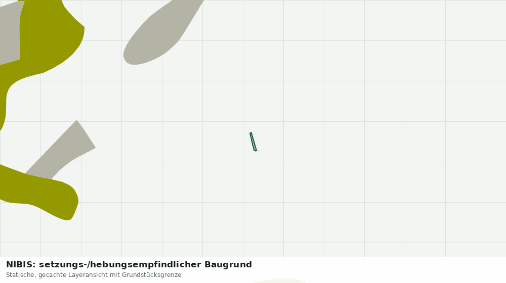 Statische Kartenansicht: NIBIS: setzungs-/hebungsempfindlicher Baugrund