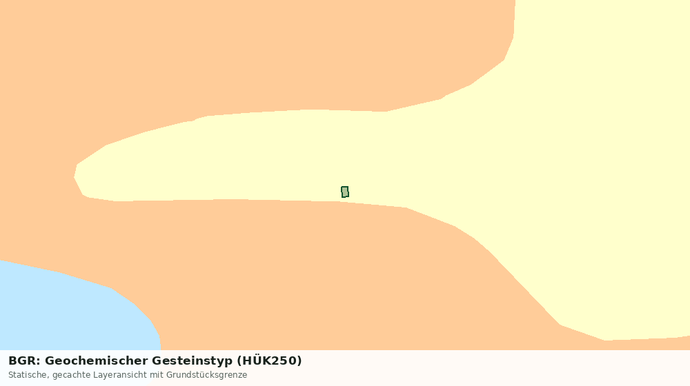 Statische Kartenansicht: BGR: Geochemischer Gesteinstyp (HÜK250)