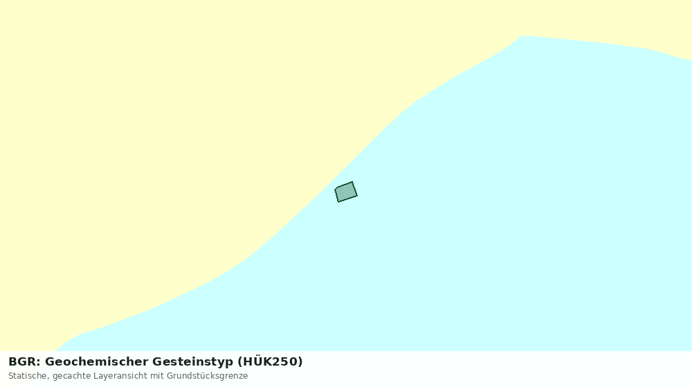 Statische Kartenansicht: BGR: Geochemischer Gesteinstyp (HÜK250)