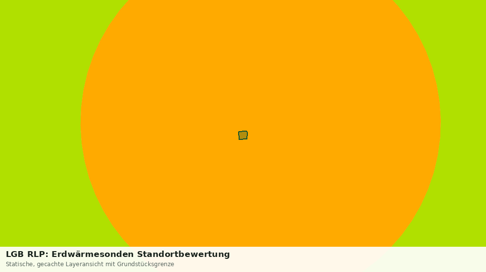 Statische Kartenansicht: LGB RLP: Erdwärmesonden Standortbewertung