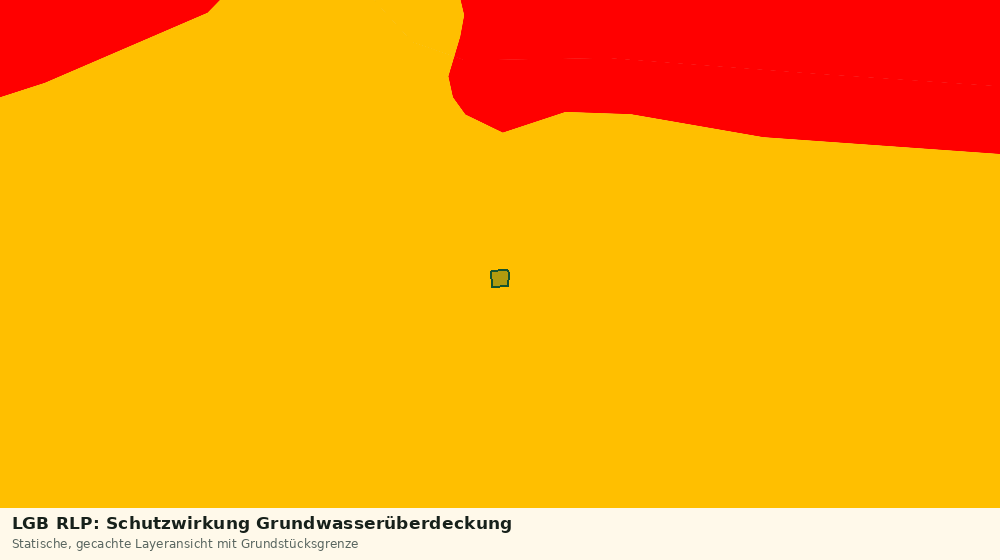 Statische Kartenansicht: LGB RLP: Schutzwirkung Grundwasserüberdeckung
