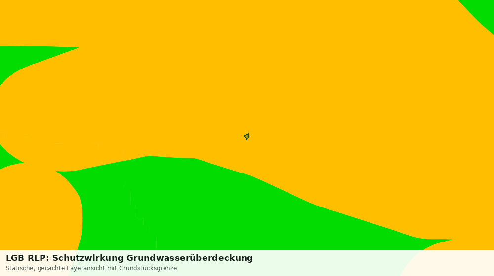 Statische Kartenansicht: LGB RLP: Schutzwirkung Grundwasserüberdeckung