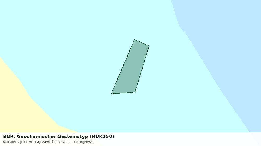 Statische Kartenansicht: BGR: Geochemischer Gesteinstyp (HÜK250)
