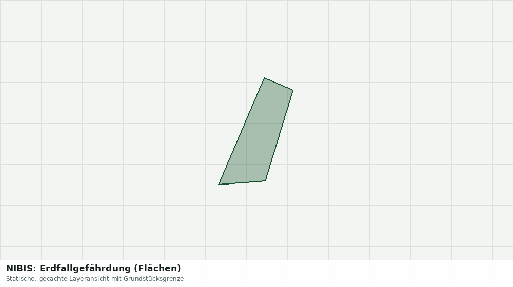 Statische Kartenansicht: NIBIS: Erdfallgefährdung (Flächen)