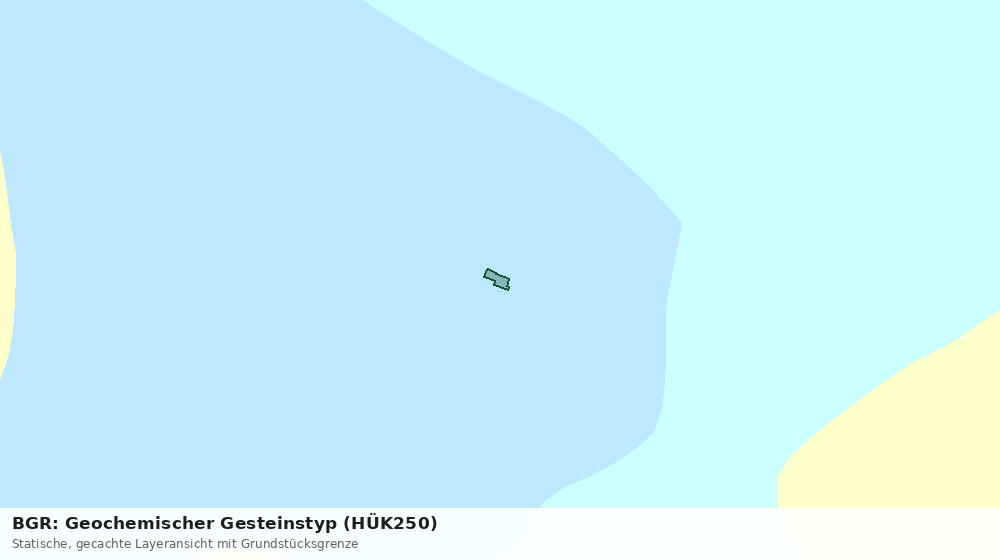 Statische Kartenansicht: BGR: Geochemischer Gesteinstyp (HÜK250)