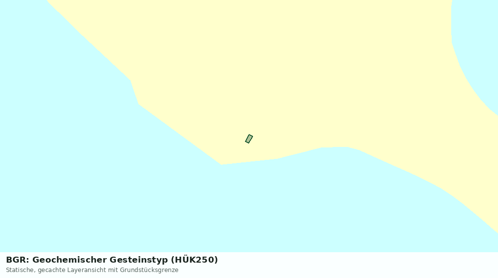 Statische Kartenansicht: BGR: Geochemischer Gesteinstyp (HÜK250)