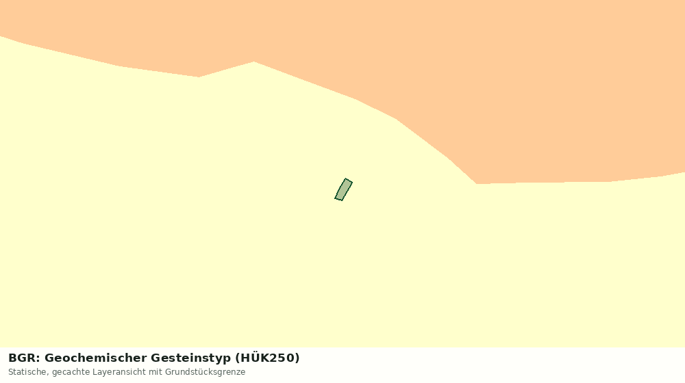 Statische Kartenansicht: BGR: Geochemischer Gesteinstyp (HÜK250)