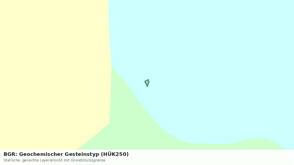 Statische Kartenansicht: BGR: Geochemischer Gesteinstyp (HÜK250)