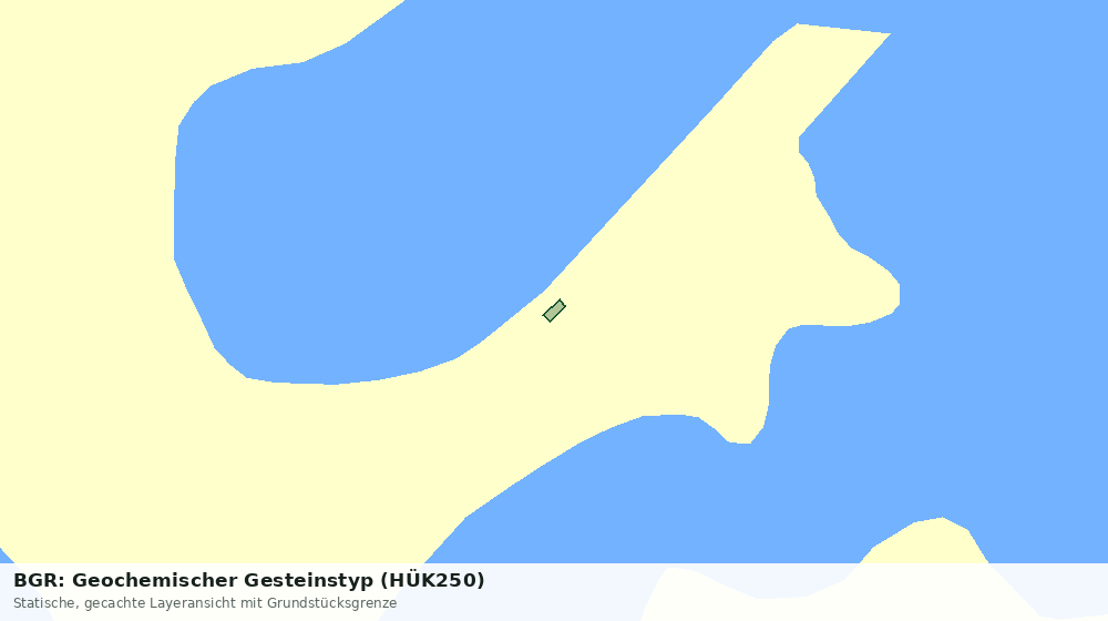 Statische Kartenansicht: BGR: Geochemischer Gesteinstyp (HÜK250)