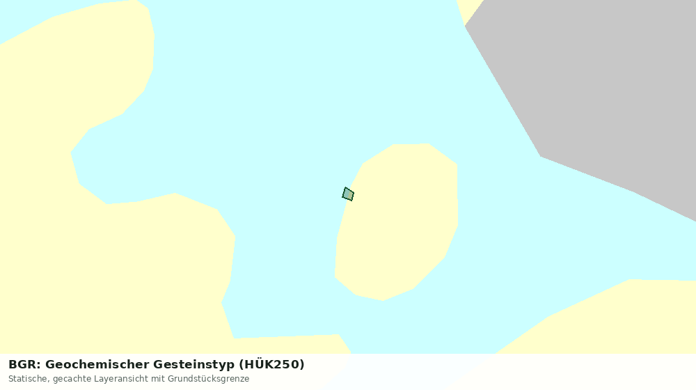 Statische Kartenansicht: BGR: Geochemischer Gesteinstyp (HÜK250)