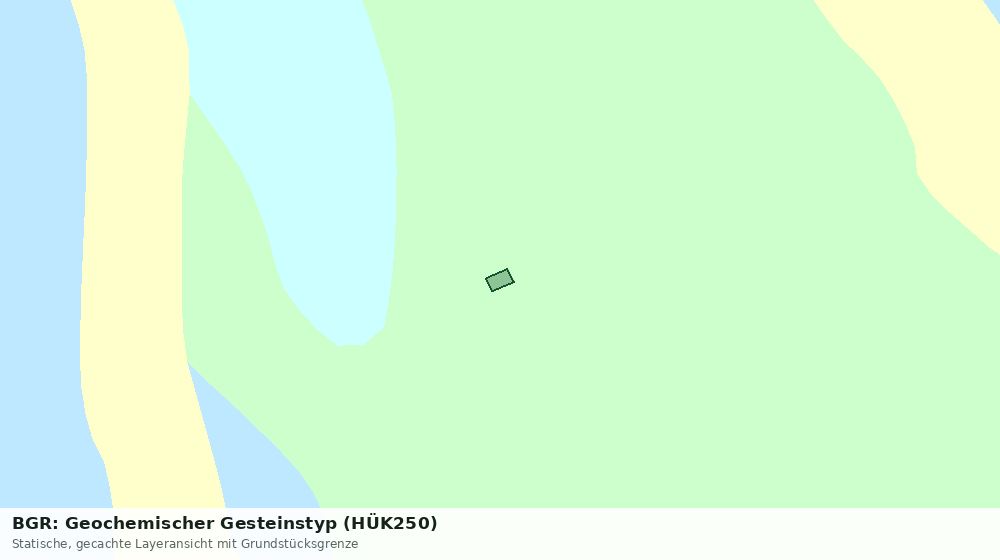 Statische Kartenansicht: BGR: Geochemischer Gesteinstyp (HÜK250)