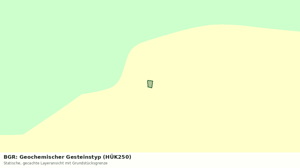 Statische Kartenansicht: BGR: Geochemischer Gesteinstyp (HÜK250)