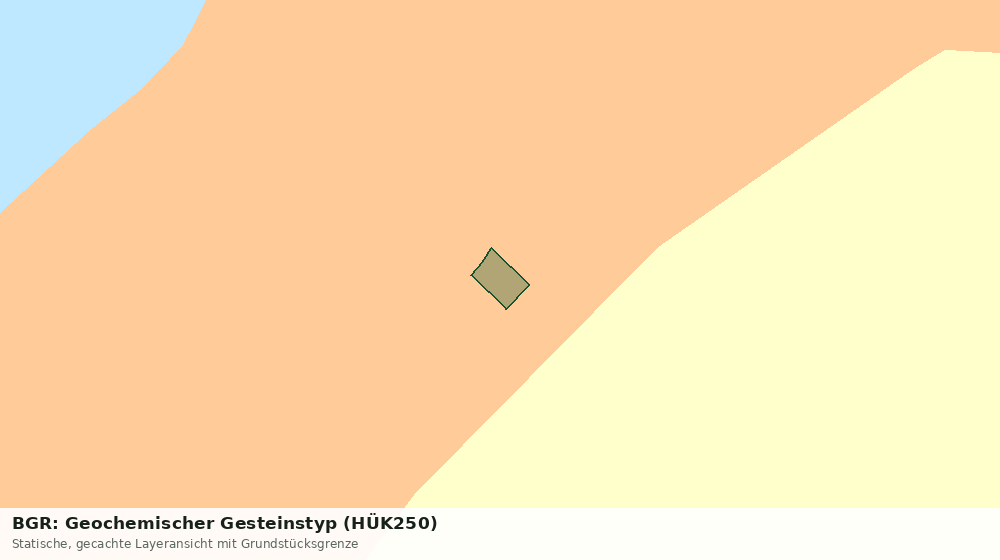 Statische Kartenansicht: BGR: Geochemischer Gesteinstyp (HÜK250)