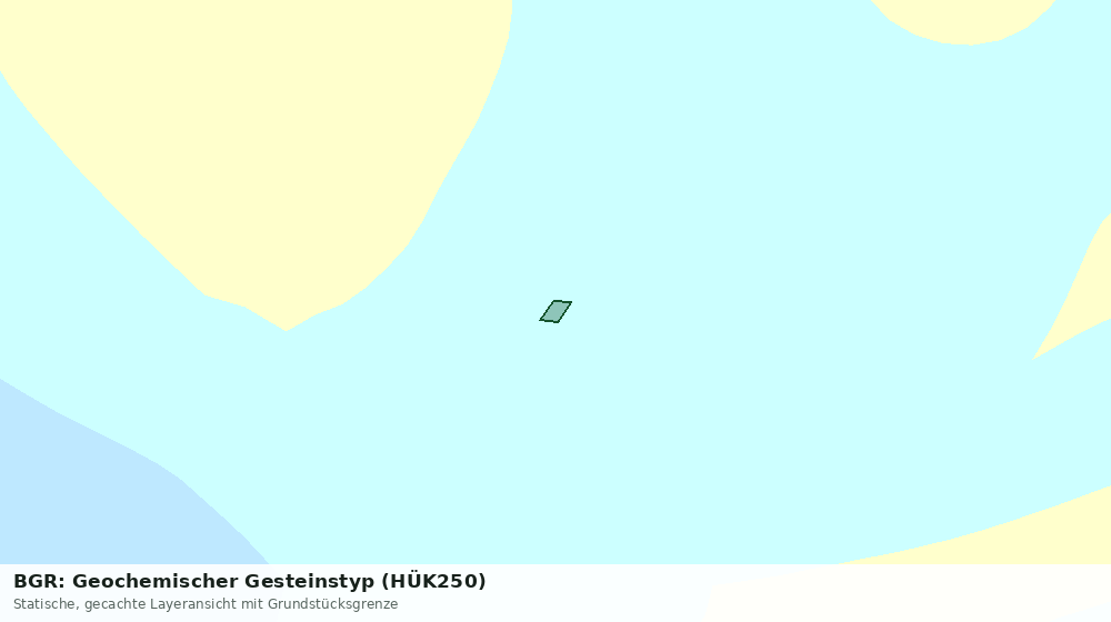 Statische Kartenansicht: BGR: Geochemischer Gesteinstyp (HÜK250)