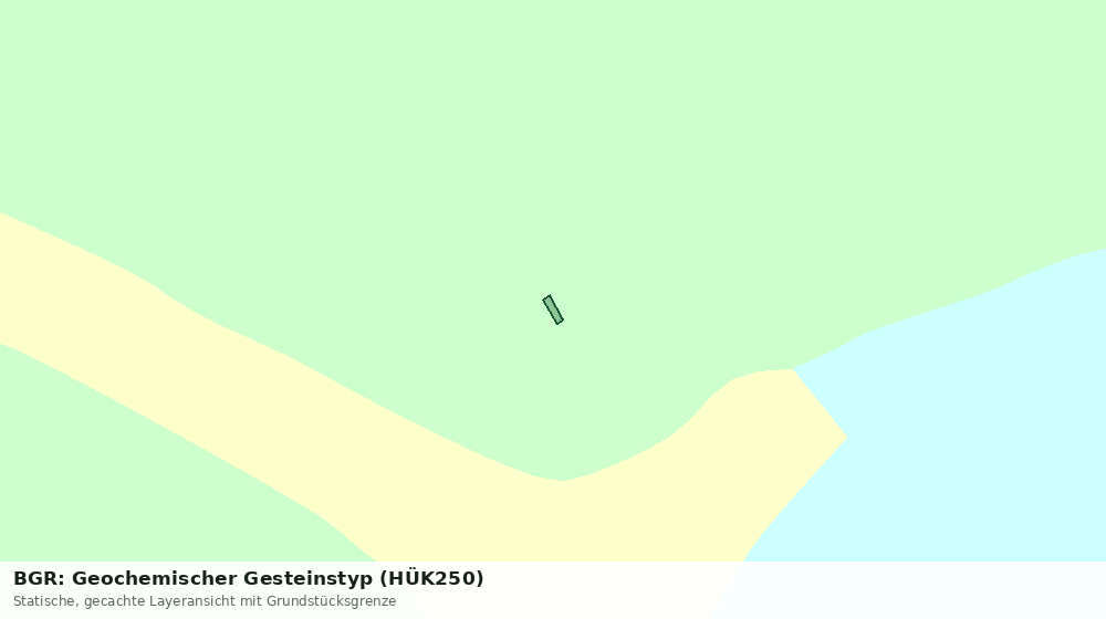 Statische Kartenansicht: BGR: Geochemischer Gesteinstyp (HÜK250)