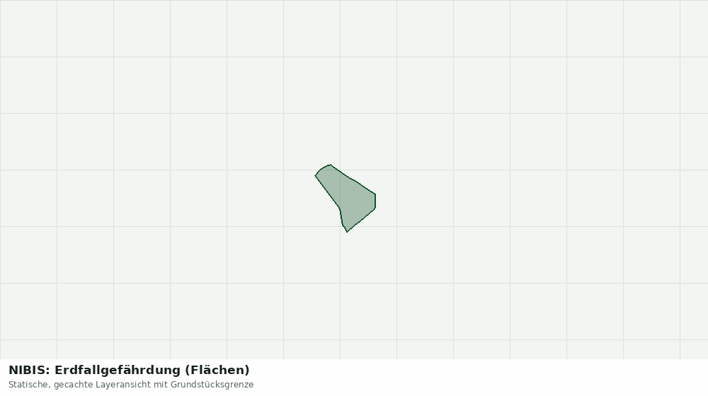 Statische Kartenansicht: NIBIS: Erdfallgefährdung (Flächen)