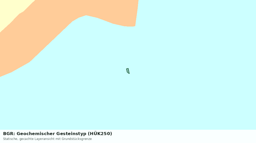 Statische Kartenansicht: BGR: Geochemischer Gesteinstyp (HÜK250)