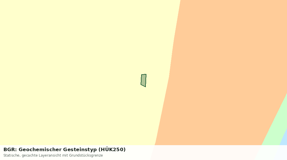 Statische Kartenansicht: BGR: Geochemischer Gesteinstyp (HÜK250)