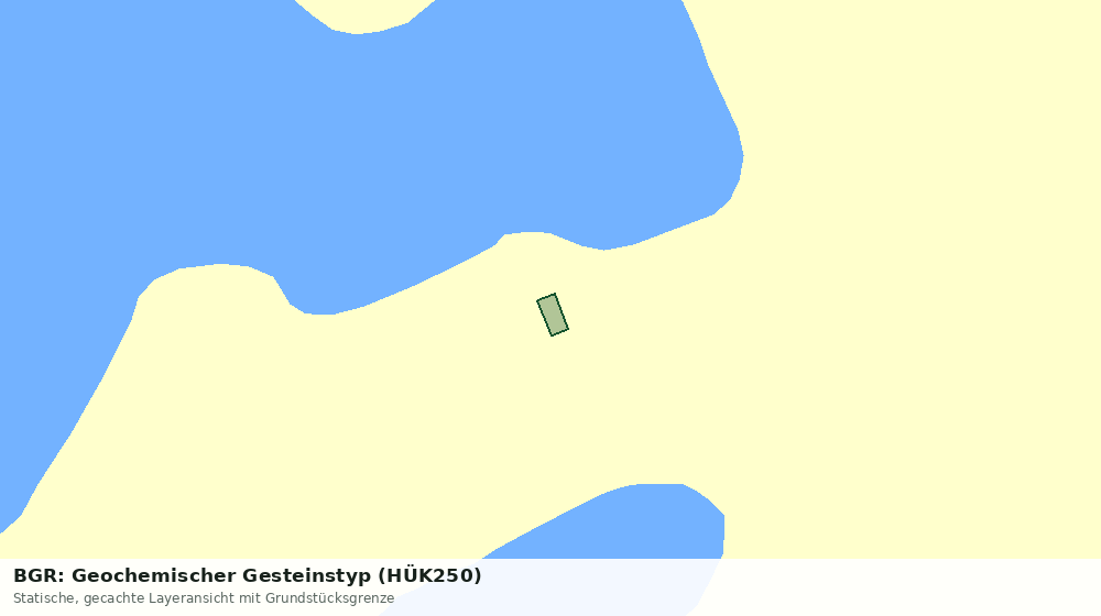 Statische Kartenansicht: BGR: Geochemischer Gesteinstyp (HÜK250)
