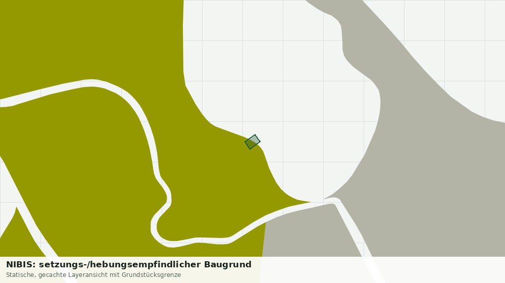 Statische Kartenansicht: NIBIS: setzungs-/hebungsempfindlicher Baugrund
