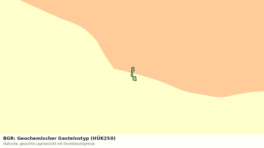 Statische Kartenansicht: BGR: Geochemischer Gesteinstyp (HÜK250)