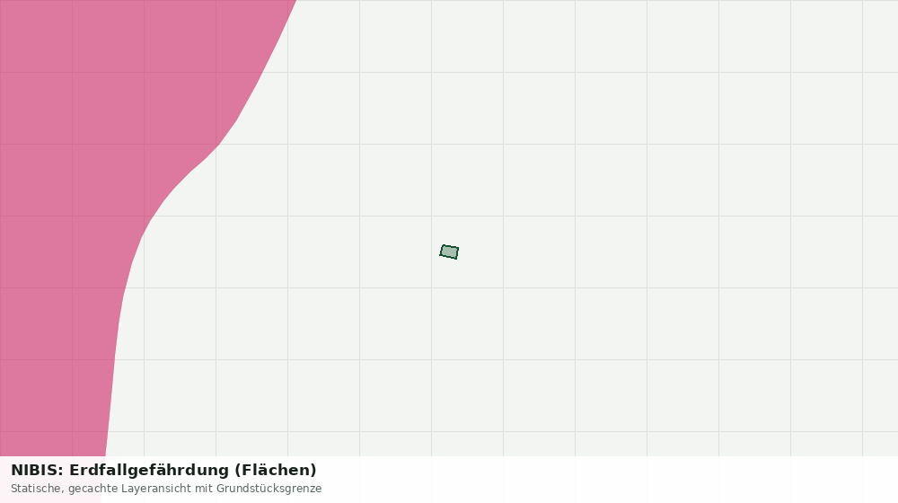 Statische Kartenansicht: NIBIS: Erdfallgefährdung (Flächen)