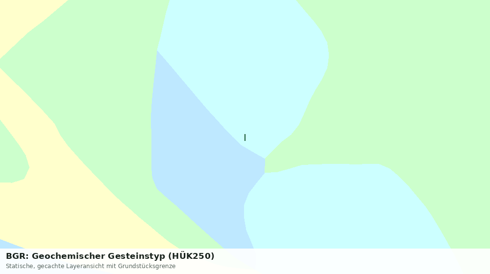 Statische Kartenansicht: BGR: Geochemischer Gesteinstyp (HÜK250)