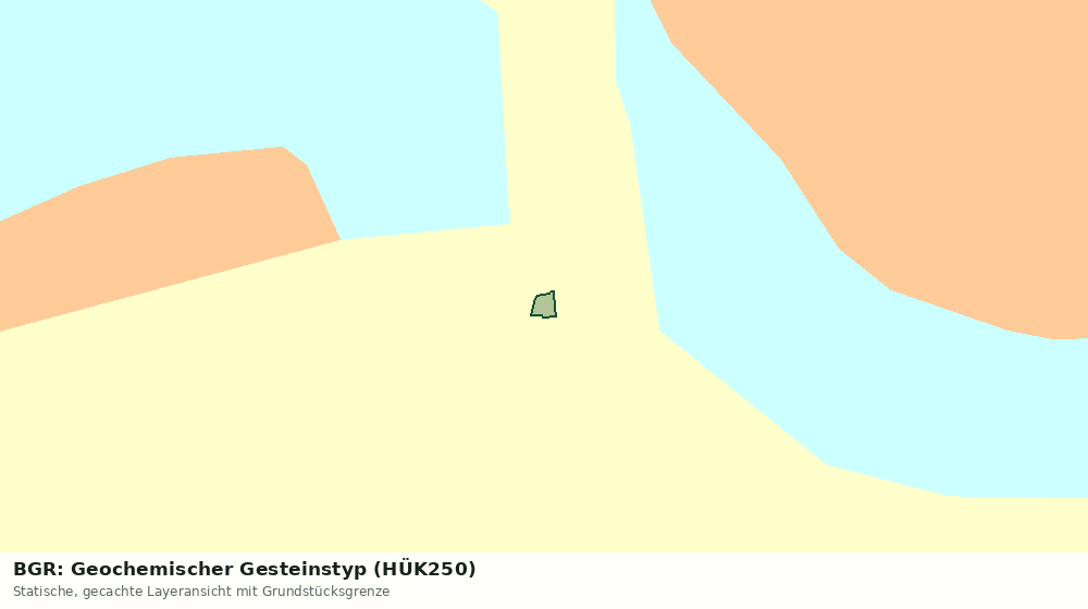 Statische Kartenansicht: BGR: Geochemischer Gesteinstyp (HÜK250)