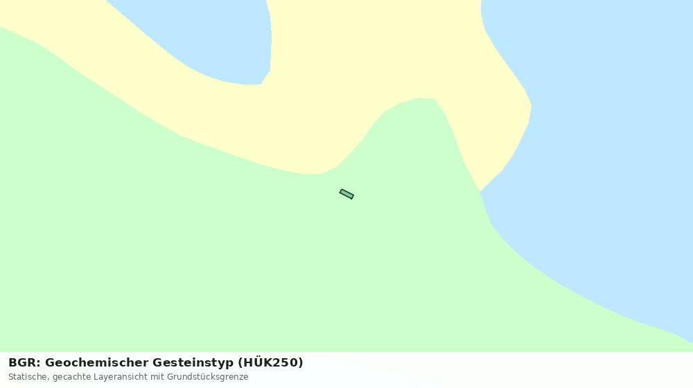 Statische Kartenansicht: BGR: Geochemischer Gesteinstyp (HÜK250)