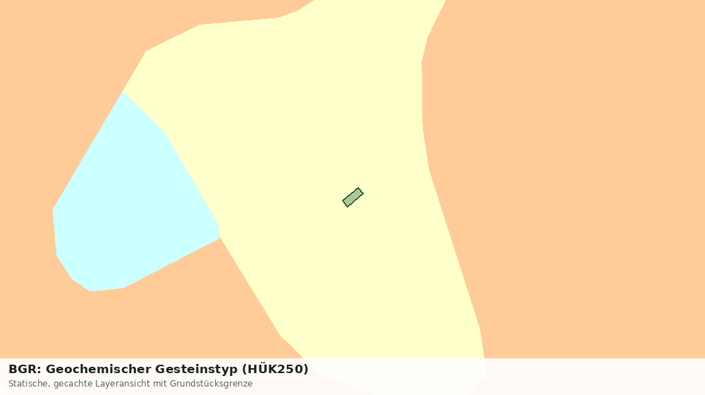 Statische Kartenansicht: BGR: Geochemischer Gesteinstyp (HÜK250)