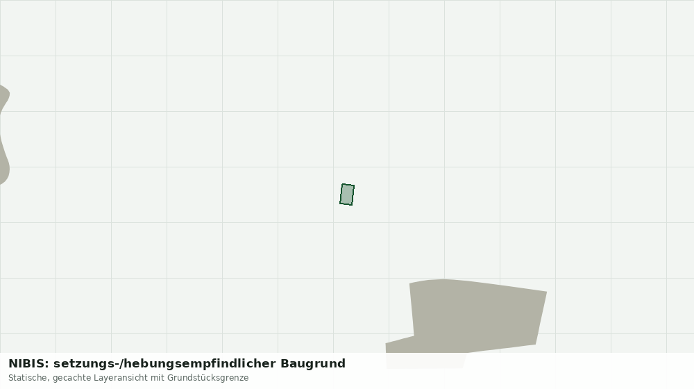 Statische Kartenansicht: NIBIS: setzungs-/hebungsempfindlicher Baugrund