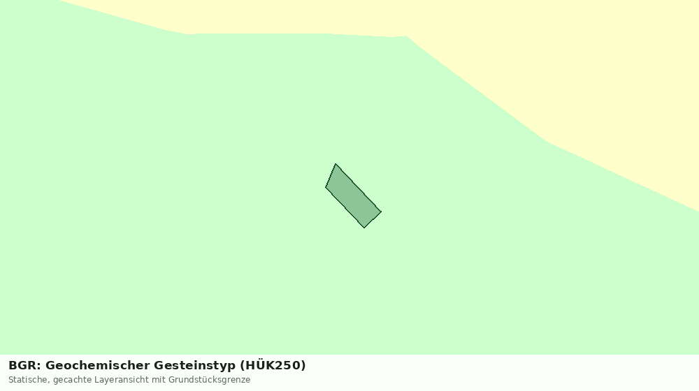 Statische Kartenansicht: BGR: Geochemischer Gesteinstyp (HÜK250)