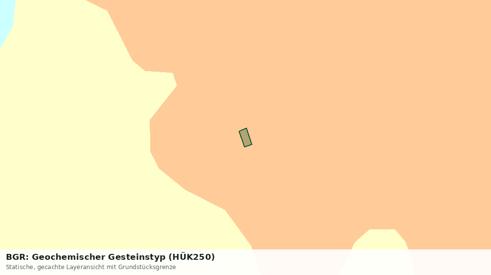 Statische Kartenansicht: BGR: Geochemischer Gesteinstyp (HÜK250)