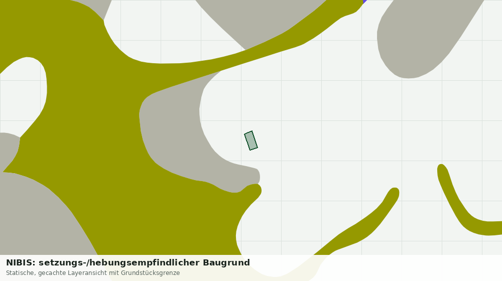 Statische Kartenansicht: NIBIS: setzungs-/hebungsempfindlicher Baugrund