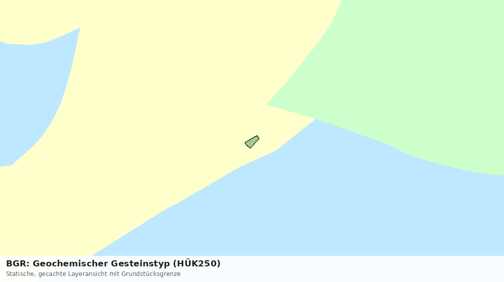 Statische Kartenansicht: BGR: Geochemischer Gesteinstyp (HÜK250)