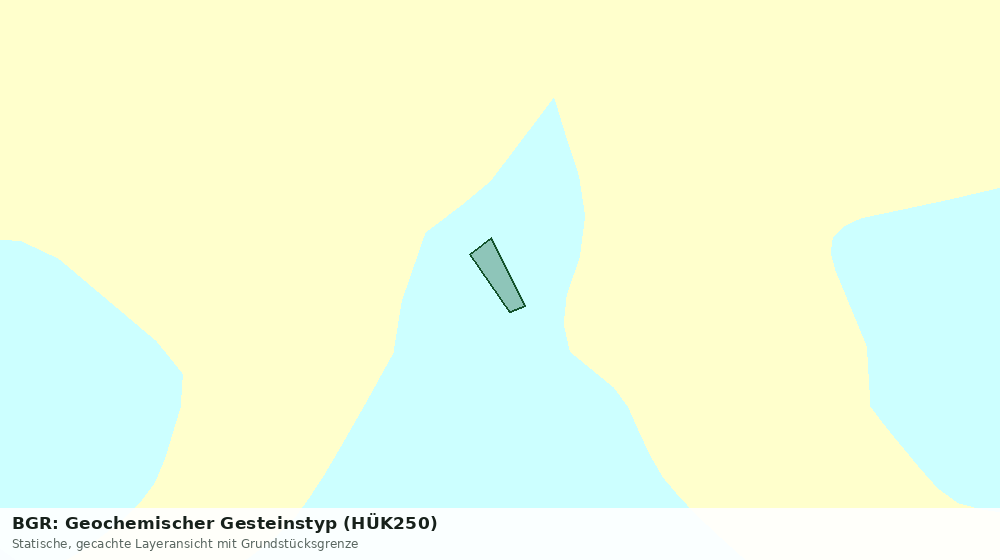 Statische Kartenansicht: BGR: Geochemischer Gesteinstyp (HÜK250)