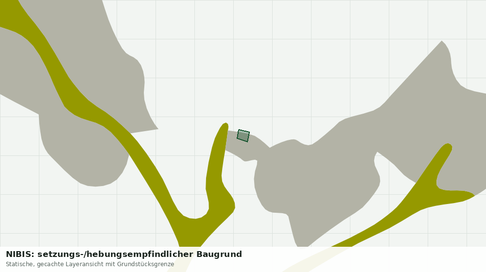 Statische Kartenansicht: NIBIS: setzungs-/hebungsempfindlicher Baugrund