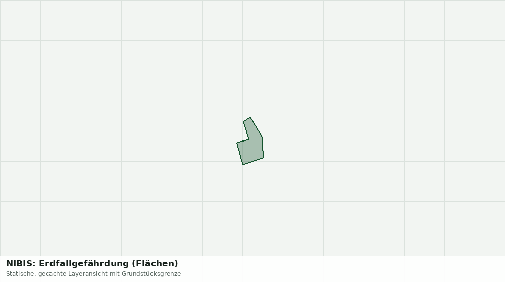 Statische Kartenansicht: NIBIS: Erdfallgefährdung (Flächen)