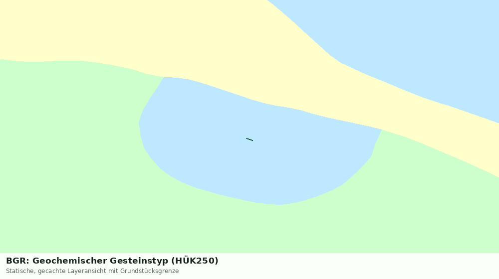 Statische Kartenansicht: BGR: Geochemischer Gesteinstyp (HÜK250)