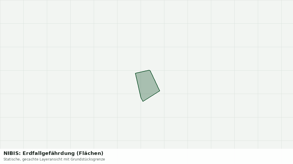 Statische Kartenansicht: NIBIS: Erdfallgefährdung (Flächen)