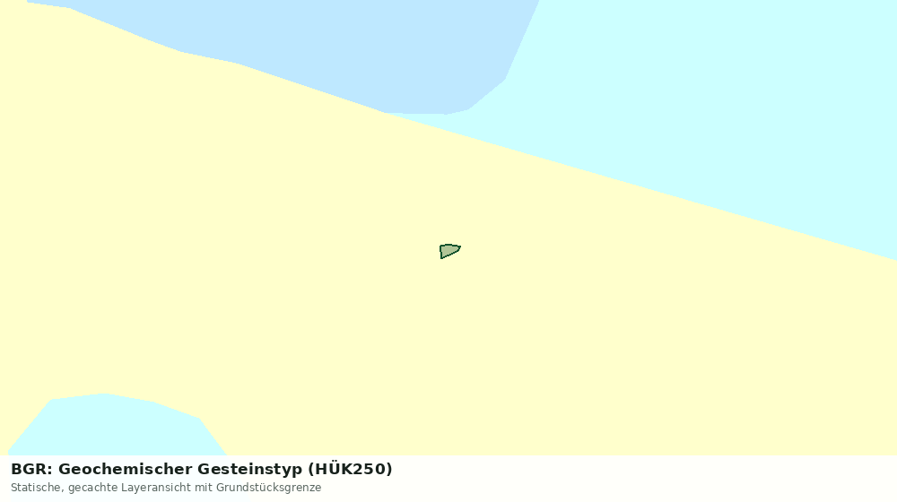 Statische Kartenansicht: BGR: Geochemischer Gesteinstyp (HÜK250)